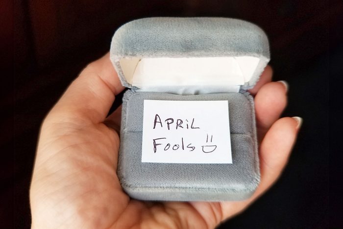 April Fools proposal prank