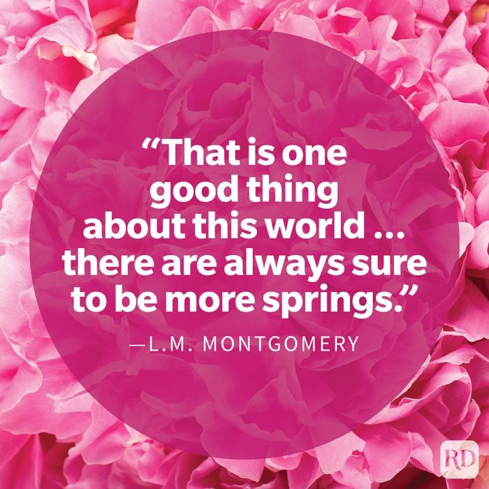 Warm And Cheerful Spring Quotes To Brighten Your Day by L.M. Montgomery (author)