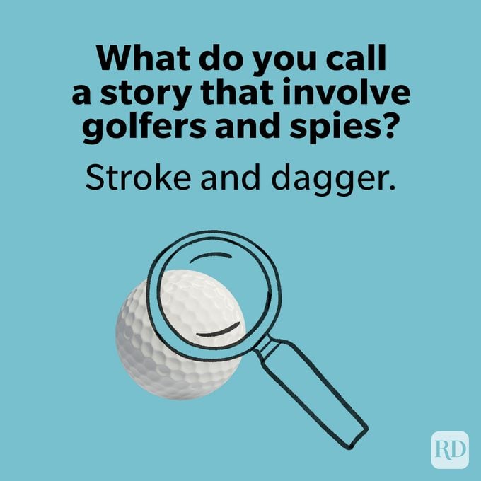 105 Funny Golf Jokes Guaranteed To Be A Hole In One Punny Golf Jokes Graphic
