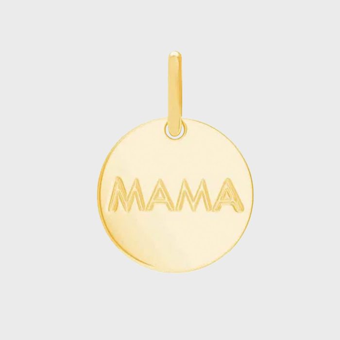 Baby Gold Engravable Round Coin Charm