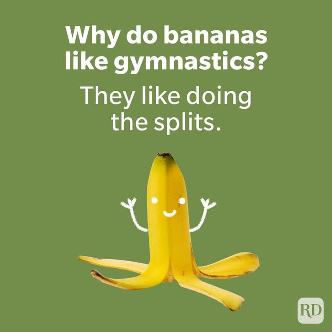Funniest Laffy Taffy Jokes To Sweeten Your Day yellow banana split peel cute illustration on green background