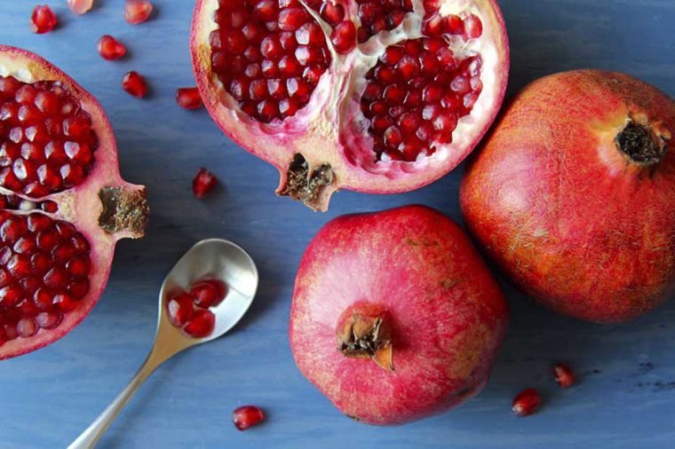 04-pomegranates-Fruits and Vegetables that Taste Best in the Fall_560360356-Tosa-FT